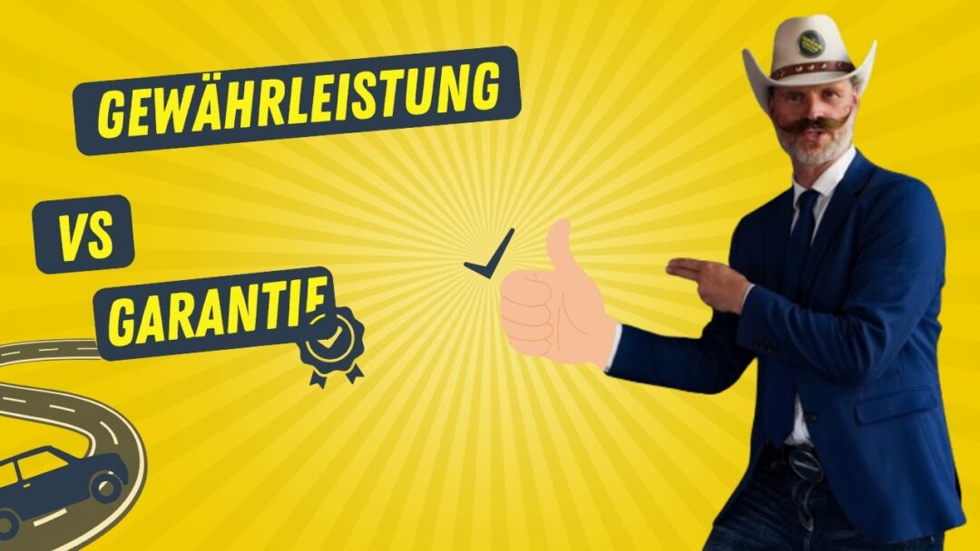 Unterschied Gewaehrleistung Garantie