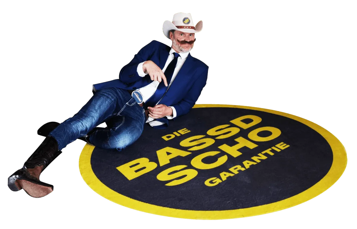 That’s gscheid. Die BASSD SCHO Garantie